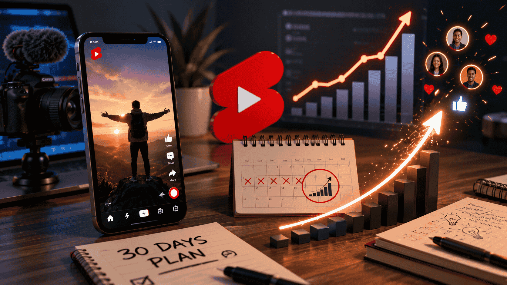 Wie Sie geringem Engagement bei YouTube Shorts in 30 Tagen entkommen