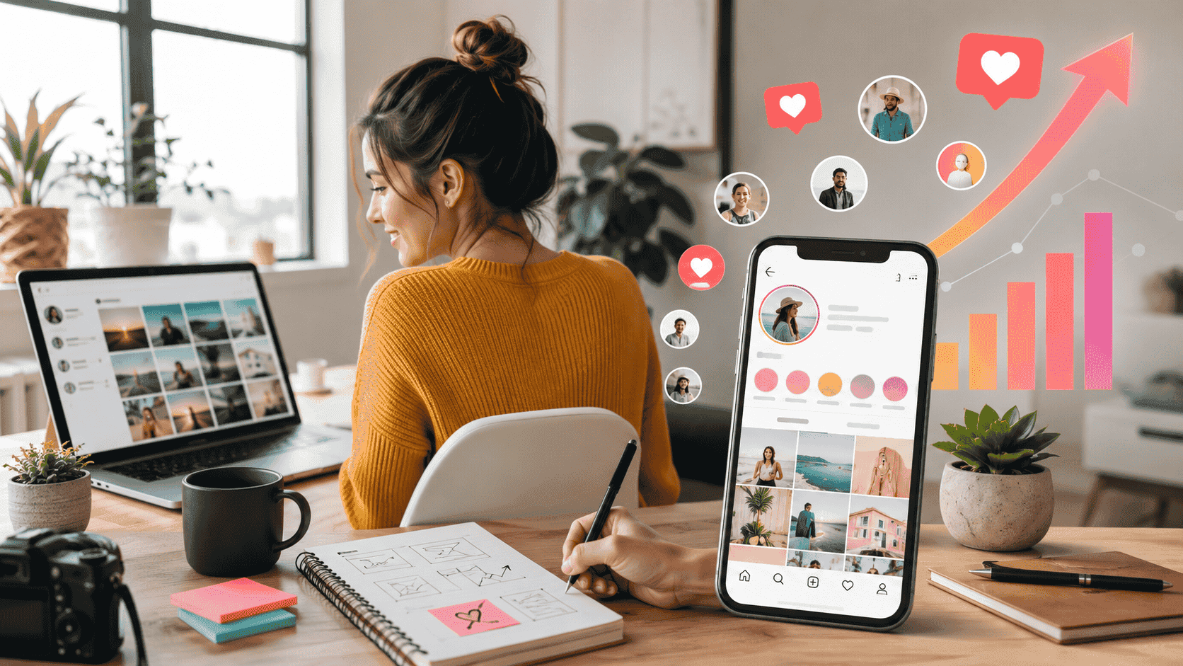 How to Launch a New Instagram Account and Get Your First 1,000 Profile Visits
